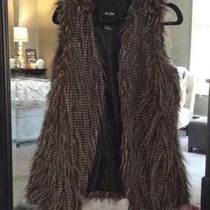 Vest faux fur